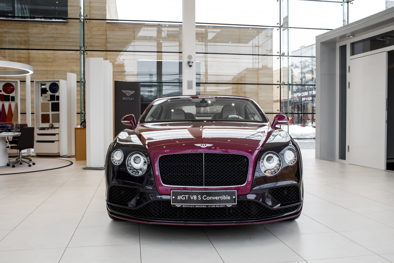 УНИКАЛЬНЫЙ BENTLEY CONTINENTAL GT V8             MAGENTA EDITION - изображение 080218Bentley_044 на luxuryselection.ru!