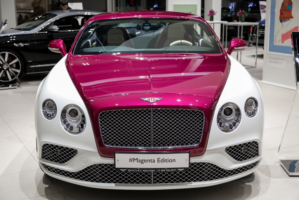 УНИКАЛЬНЫЙ BENTLEY CONTINENTAL GT V8             MAGENTA EDITION - изображение IMG-045 на luxuryselection.ru!