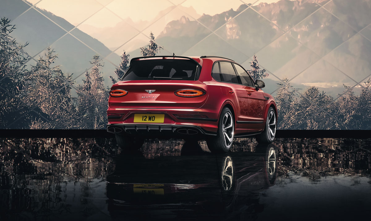BENTLEY BENTAYGA S - изображение Imagery_Bentayga_S_Exterior_Rear_3-4 на luxuryselection.ru!